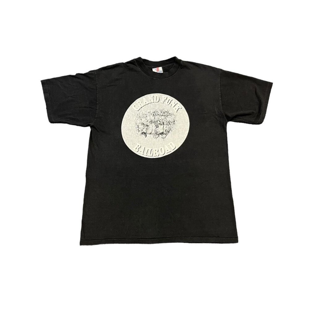Vintage Grand Funk Railroad Music Band Black Tee